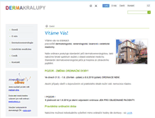 Tablet Screenshot of dermakralupy.cz